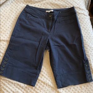 CAbi walking shorts Navy size 10